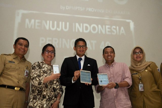 Sandiaga Salahuddin Uno Launching JakEVO di Balai Agung, Komplek Balai Kota Provinsi DKI Jakarta (1)
