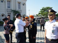 Apel Gelar Pasukan,KAI Daop 4 Semarang Siap Selenggarakan Angkutan lebaran Aman,Nyaman dan lancar