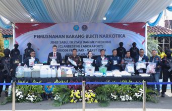 BNN Musnahkan 35 Kg Barang Bukti Narkotika Hasil Ungkap Kasus Di Jalur Udara