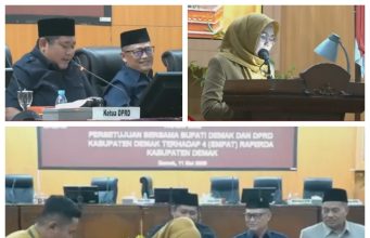 Sinergi DPRD Dan Pemkab Demak ,Sahkan Empat Raperda Non APBD Tahun 2026