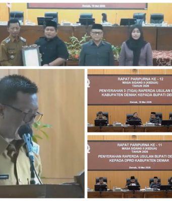 Wujudkan Demak Lebih Maju, DPRD dan Pemkab Demak Lakukan Pembahasan Empat Raperda Strategis