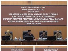 Bupati Demak Dan Dprd Setujui Raperda Pertanggungjawaban APBD 2025 Dan Empat Raperda Strategis Jadi Perda