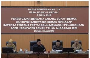 Bupati Demak Dan Dprd Setujui Raperda Pertanggungjawaban APBD 2025 Dan Empat Raperda Strategis Jadi Perda