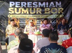 Kekeringan di Kabupaten Demak, Empat Desa Terima Bantuan Sumur Bor dari Kapolres dan Ketua DPRD