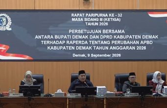 DPRD Demak dan Pemkab Sepakati Raperda Perubahan APBD Tahun Anggaran 2026